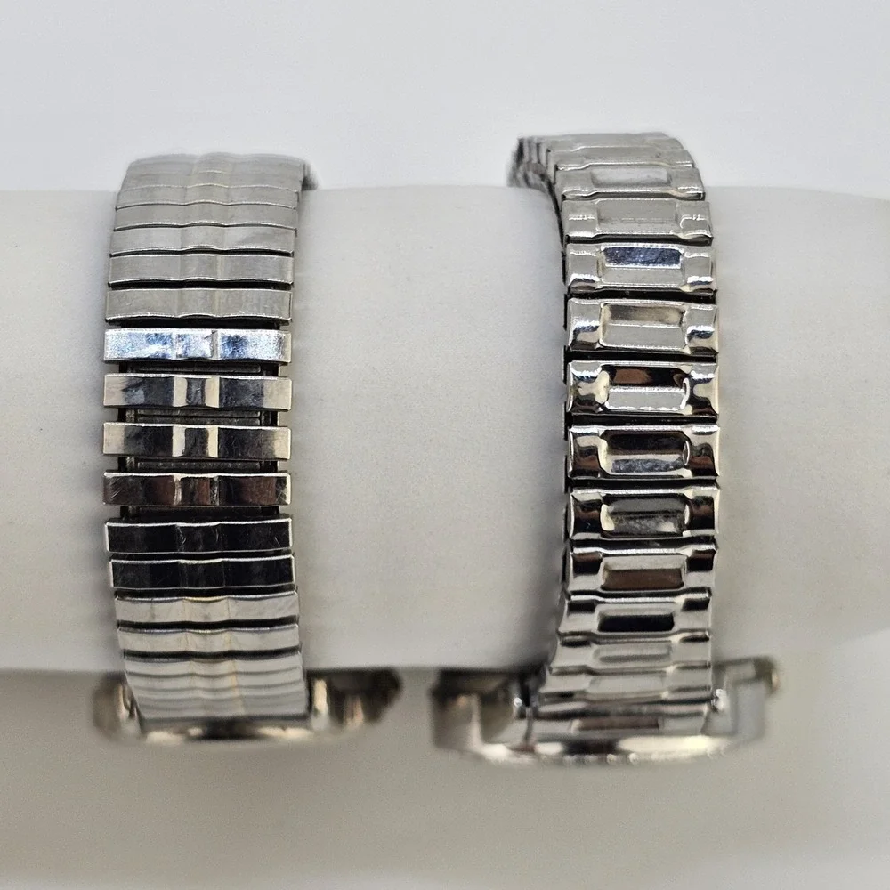 2X Women's Watch‎ 25-28MM Gray Dial Gray Expandable Band 6